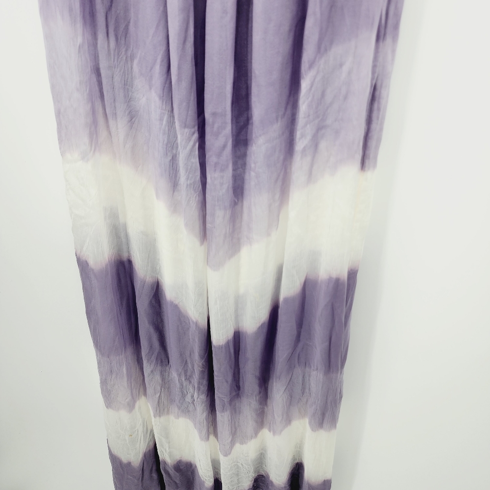 Soft Surroundings Tie Dye Silk Sequined Strap Maxi Dress - Picture 4 of 9